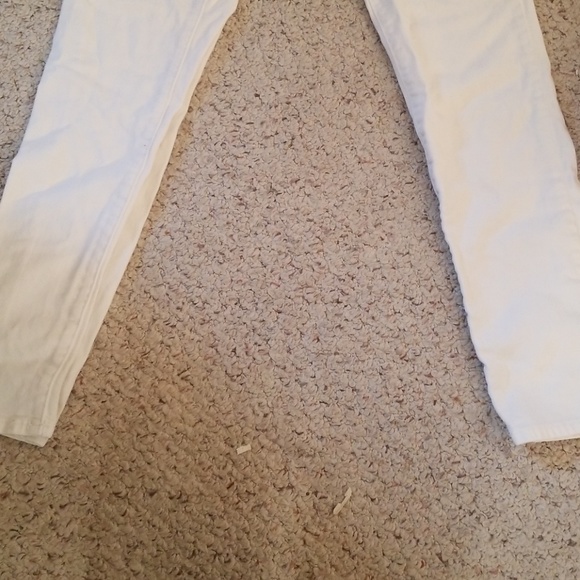 American Eagle Skinny White Jean's Size 4 - Picture 3 of 5